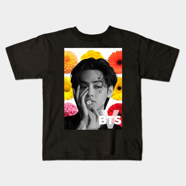 BTS V Kids T-Shirt by your local kpop fan